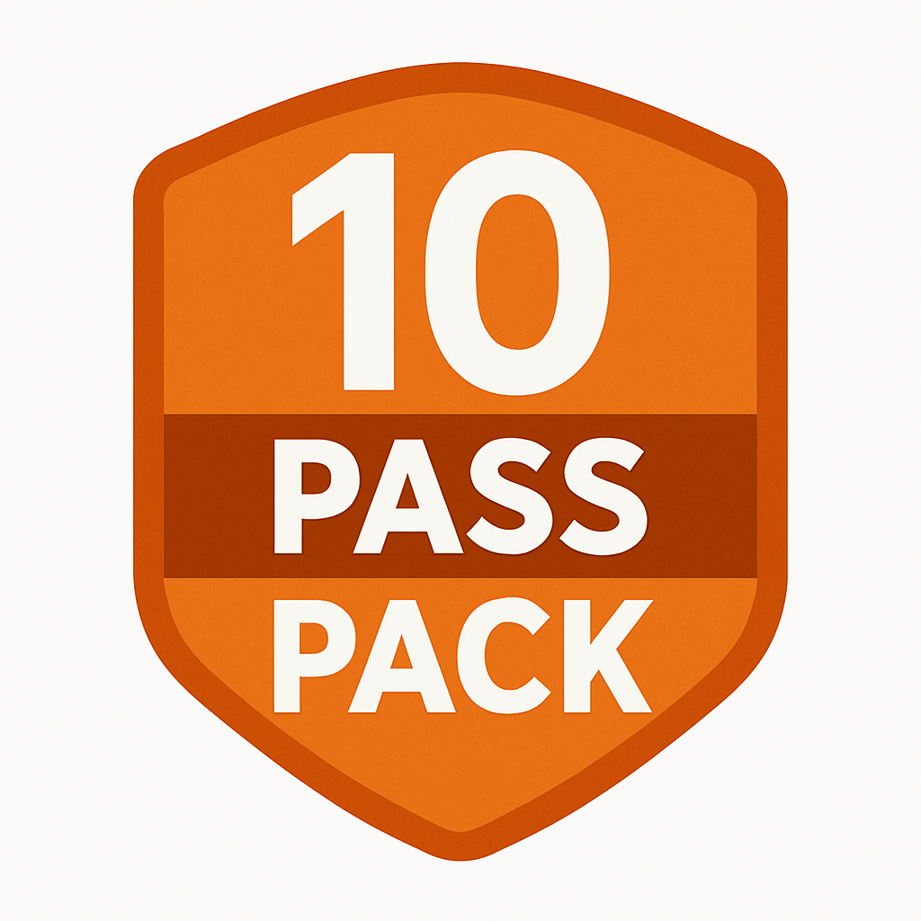 10 pass pack