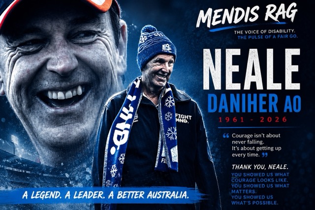 Mendis Rag tribute cover for Neale Daniher AO